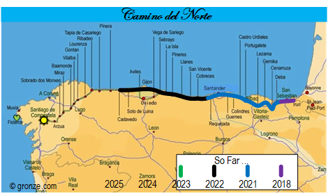 map of northern Spain