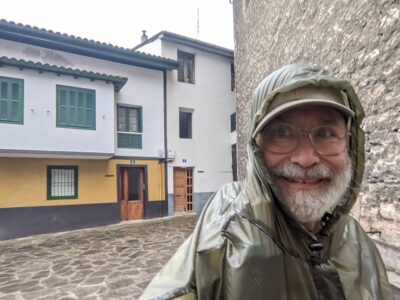 My Camino Day August 4 2018 began with light rain falling and thunder in the distance