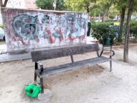 The park bench that was a part of my Camino Day