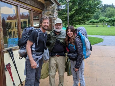 My Camino Journal 2021 Axel me and Anna